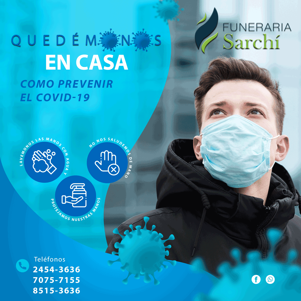 Funeraria Sarchí -coronavirus